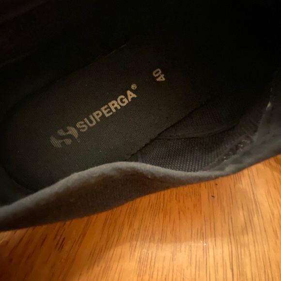 Superga navy & white canvas sneakers EU 40 US 9 - Picture 10 of 11